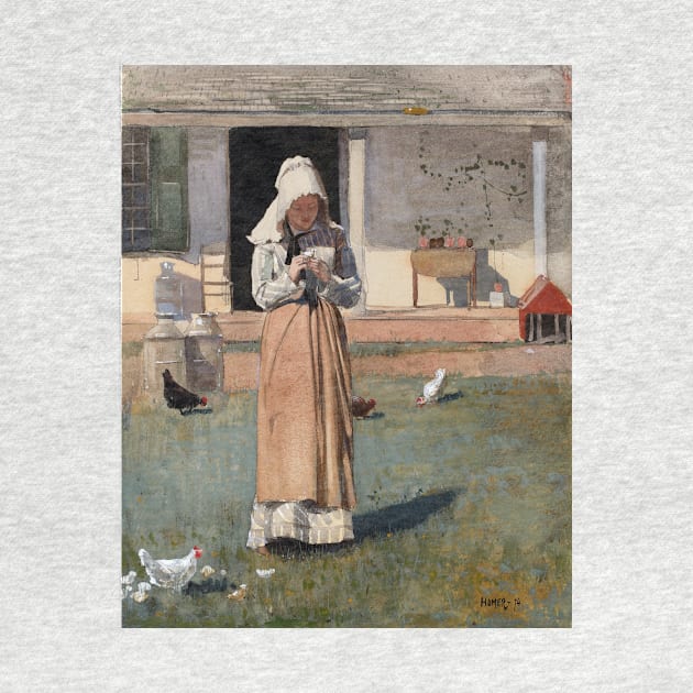 A Sick Chicken by Winslow Homer by Classic Art Stall